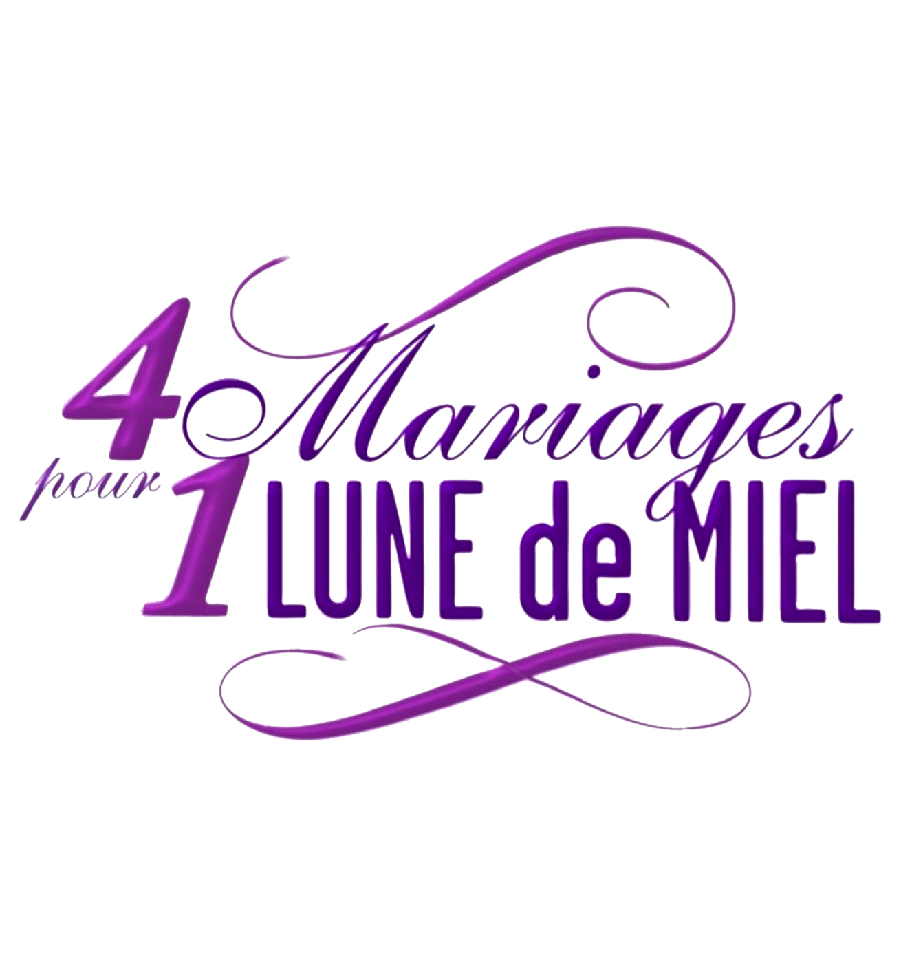 logo 4 mariage une lune de miel