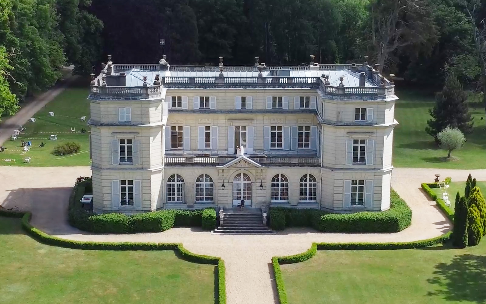 photo de chateau pour un mariage